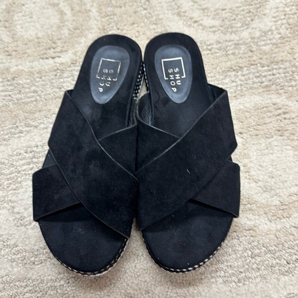Worn Twice Like New Super Comfy Slides - image 1